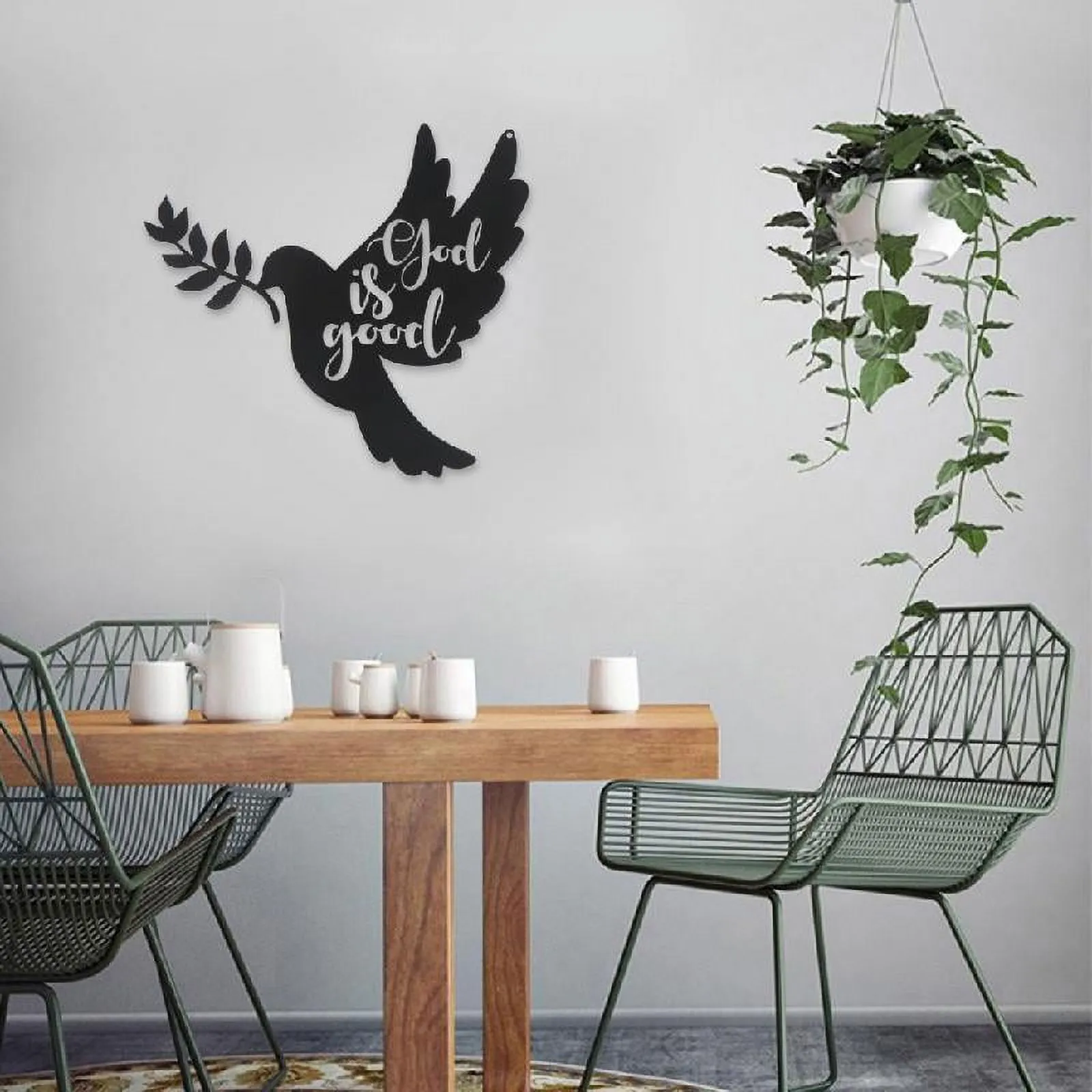 Black Birds Metal Wall Art Decorative for Living Room Bathroom - Image 3